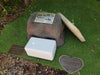Memorial Rock Urn 1633  Large Black