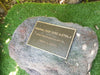 Memorial Rock Urn 1634  Large Black