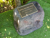 Memorial Rock Urn 1635  Large Black