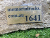 Memorial Paver Stone 1641 (Not an Urn) (plaque sold separately)