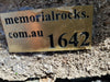 Memorial Rock Urn 1642 Large Double Natural River Sand