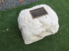 Large Single Memorial Rock Urn 752 White