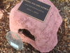 Novelty Memorial Rock Urn 778 with optional glass window