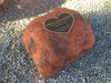 Large Double Memorial Rock Urn 806 Red