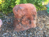 Memorial Rock Urn 807 Single Tall Novelty.( Optional glass window)  Outback Red Series