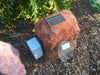 Memorial Rock Urn 807 Single Tall Novelty.( Optional glass window)  Outback Red Series